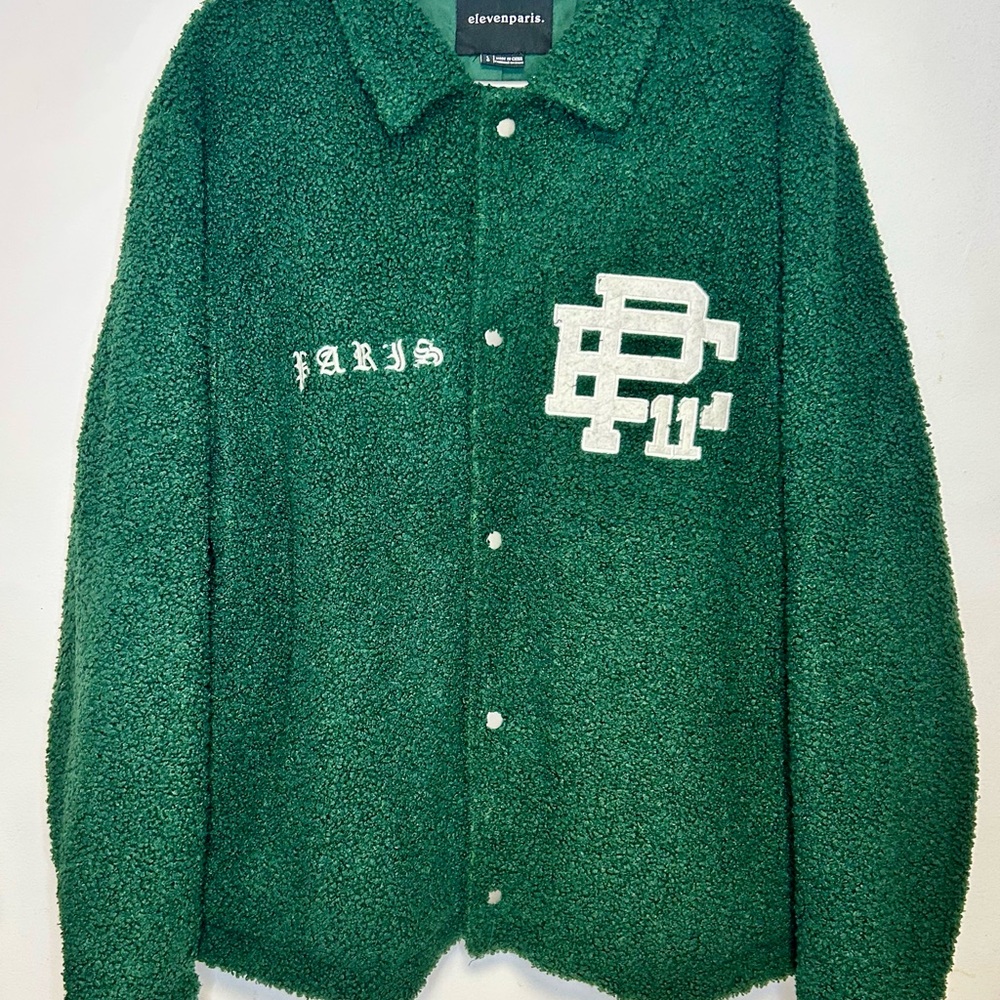 Eleven Paris Green Fleece Jacket